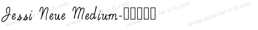 Jessi Neue Medium字体转换